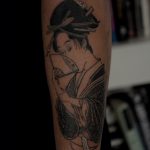 Japane Geisha tatoeage