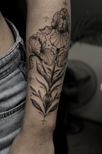 Bloemen tatoeage