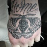 Moth tattoo