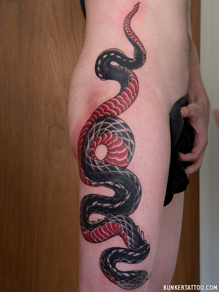 Snake tattoo – Bunke