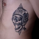 Erik skull tattoo