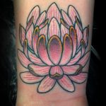small lotus tattoo