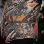 Japanese samurai wolf