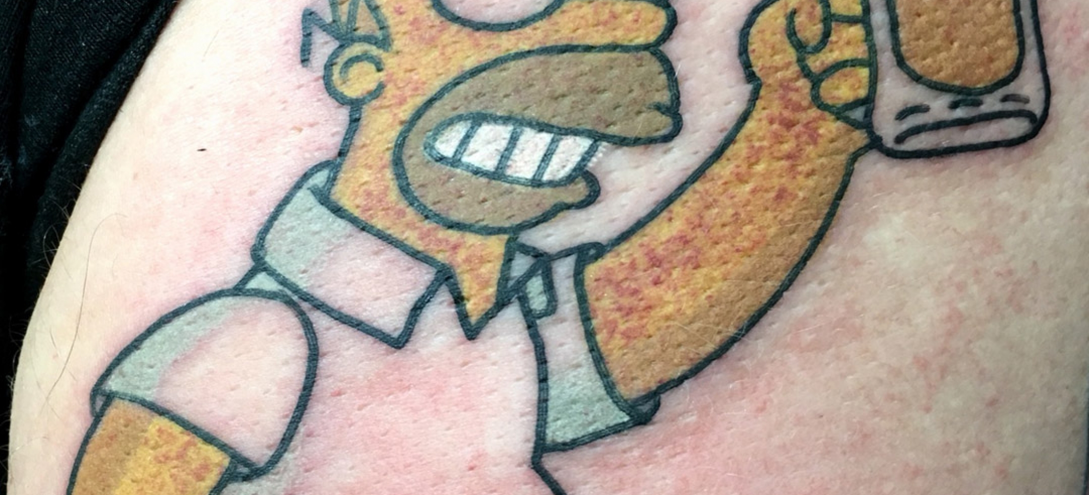 Homer Simpson by Roger Bunker Tattoo Quality tattoos